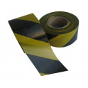 cinta de balizamiento amarilla negra 200 m x 80 mm