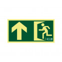 pictograma salida de emergencia arriba izquierda