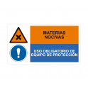 materias nocivas uso obligatorio de equipo de proteccion