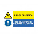 riesgo electrico uso obligatorio de equipo de proteccion