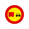 adelantamiento prohibido para camiones