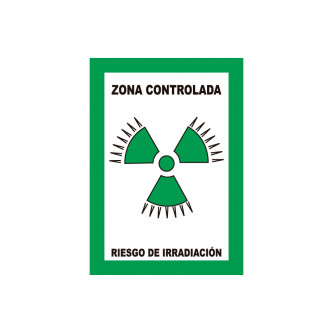 zona controlada riesgo de irradiacion