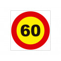 velocidad limitada a 60
