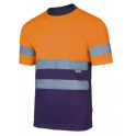 Camiseta Técnica Alta Visibilidad Naranja Marino Velilla
