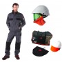 Kit 12 cal chaqueta y pantalón con protector facial MO-180-ARC