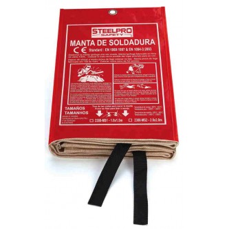 Manta de Soldadura 200x200 cm. Steelpro