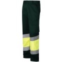 Pantalón Verde/Amarillo Alta visibilidad Multibolsillo