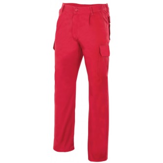 Pantalón Multibolsillo Rojo Velilla
