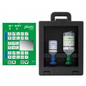 Plum iBox 2 con una botella lavaojos 500ml y una botella pH Neutral 200ml
