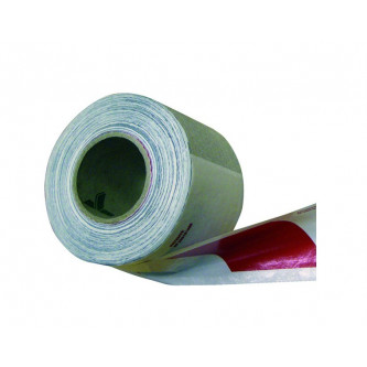 cinta de balizamiento blanca roja reflectante 100 m x 200 mm