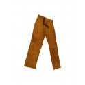 Pantalón de cuero marrón para soldar Safetop