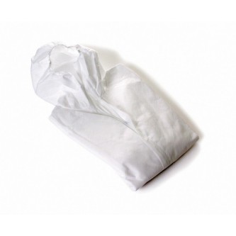 buzo elástico con capucha blanco safetop
