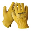 guantes tipo conductor amarillo safetop