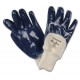 guantes bluesafe con revestimiento de nitrilo 3 4 puño punto