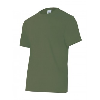 camiseta manga corta verde caza velilla