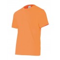 camiseta manga corta naranja velilla