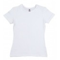 Camiseta mujer manga corta blanca Velilla