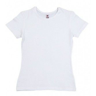 camiseta mujer manga corta blanca velilla