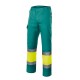 pantalón bicolor alta visibilidad verde amarillo velilla